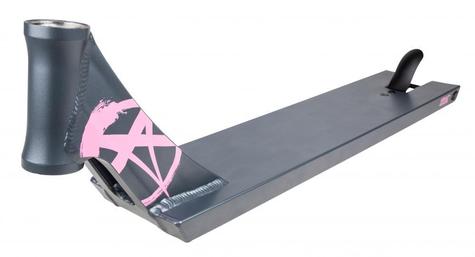 Addict Deck Defender Metallic Grey/Pink 570mm