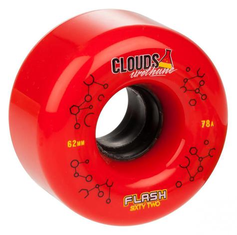 Clouds Urethane Wheels Flash SixtyTwo 78a (PK 4) Red 