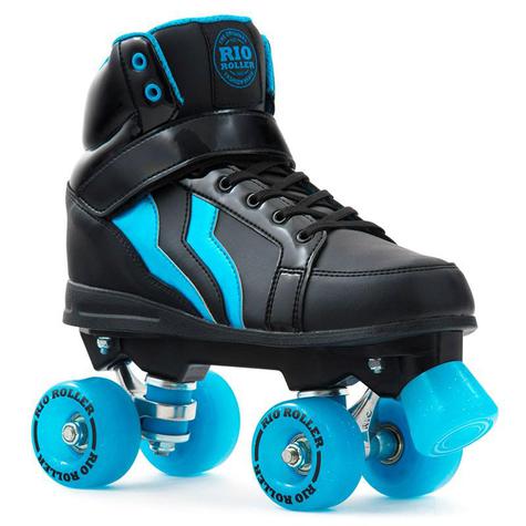 Rio Roller Kicks Style SKATE Black - Blue