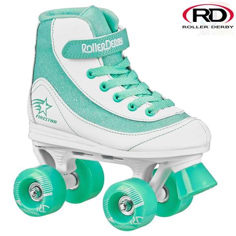 Roller Derby FireStar V2 Roller Skates White Teal