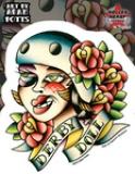 Roller Derby Player Sticker