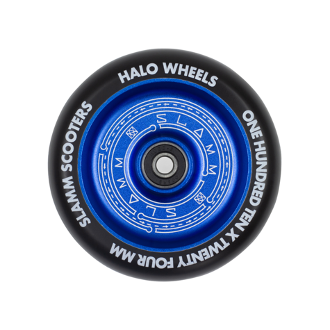 Slamm 110mm Halo Deep Dish Wheels Blue