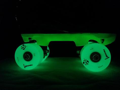 Bauer XLS Glow In The Dark And Luminous  Light Up Wheels  - main image