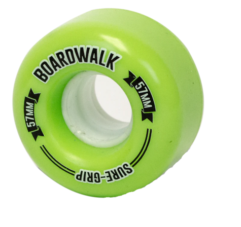 Sure-Grip Boardwalk 57mm Outdoor Wheel Lime Pack 8 - main image