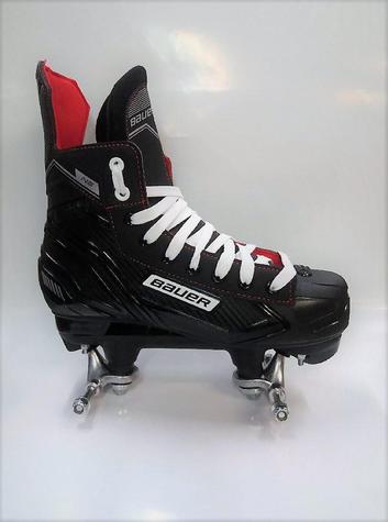Bauer Ns Quad Roller Skates No Wheels - main image