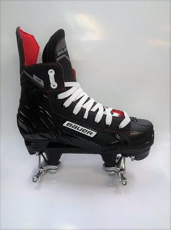 Bauer Ns Quad Roller Skates No Wheels