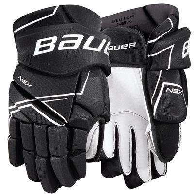 Bauer S19 NSX Youth Hockey Gloves Medium Density Foam Nash Palm Ergo Thumb 