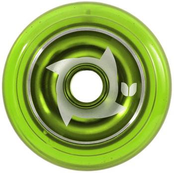 Blazer Pro Scooter Wheel Shuriken Green Hub Clear Green 100mm - main image