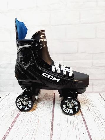 CCM Next Custom Quad Roller Skates With Air Waves Wheels - main image
