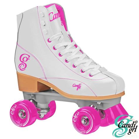 Candi Girl Sabina Skates - White / Pink - Kids