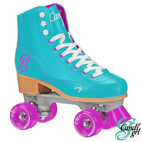 Candi Girl Sabina Skates - Mint / Purple - Kids