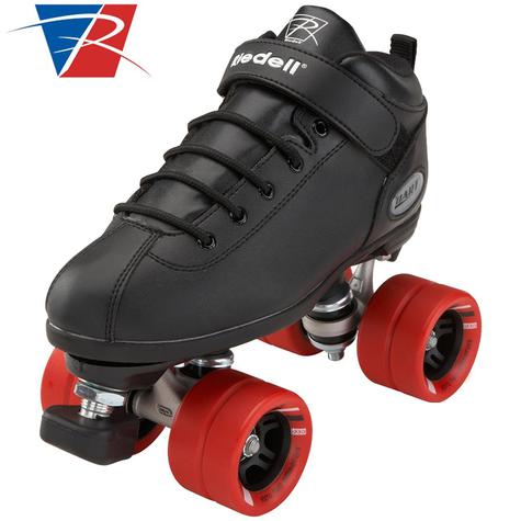 Riedell Dart Black Roller Skates