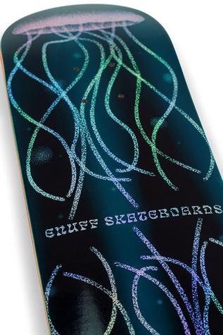 Enuff Abyss Hologram Jellyfish deck comes in 3 sizes - main image