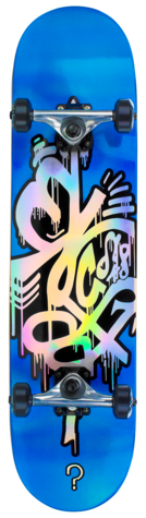 Enuff Hologram Complete Skateboard Blue - main image