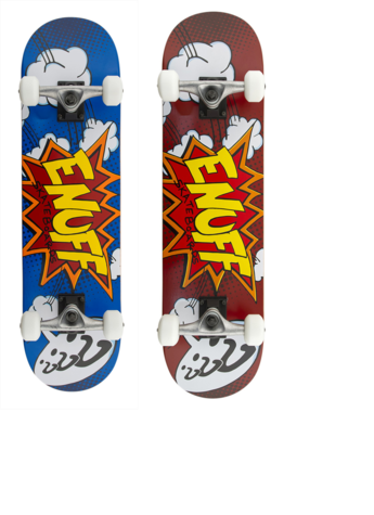 Enuff POW regular Size skateboars Complete Red