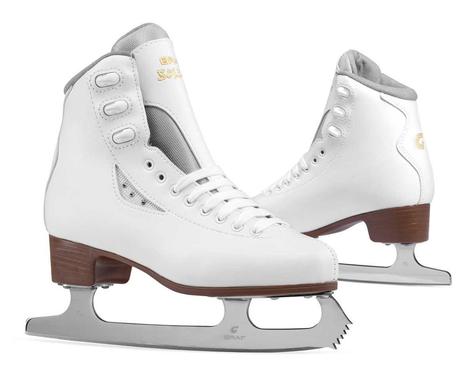 Graf Bolero White Figure Skates