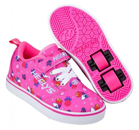 Heelys 2 Wheels PRO 20 X 2 Pink / Hot Pink Unicorns