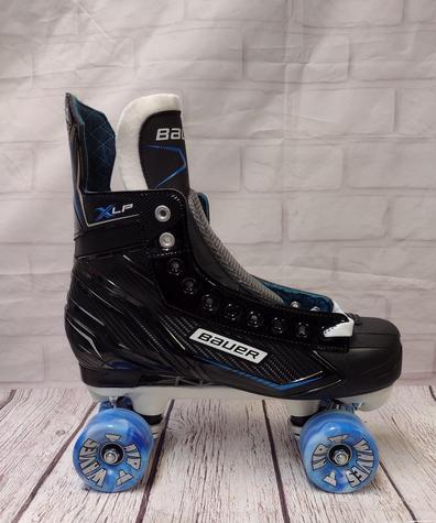 BAUER XLP CUSTOM QUAD ROLLER SKATES WITH AIR WAVES WHEELS - main image