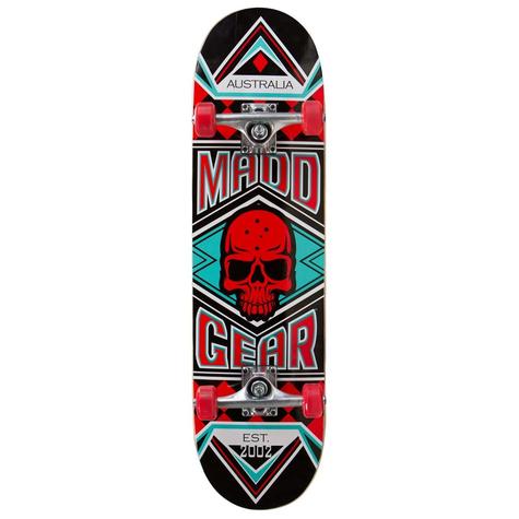 Madd Gear Pro Skateboard - Jest Red / Turquoise