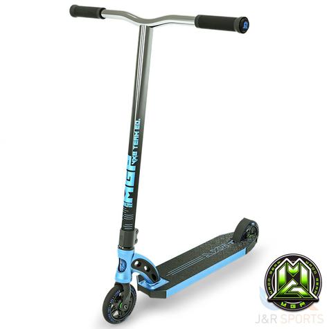 MGP VX 8 Team Edition Scooter Electric Blue With Chrome Bars - main image