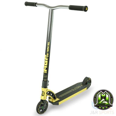 MGP VX 8 Team Edition Scooter Gold With Chrome Bars - main image