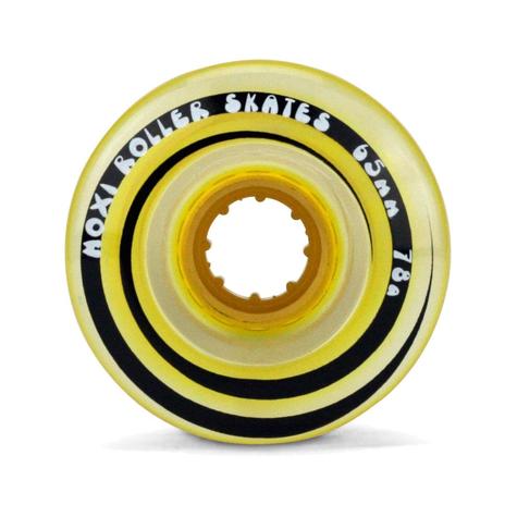 Moxi Gummy Wheels Clear / Yellow 65/78A Pack Of 4