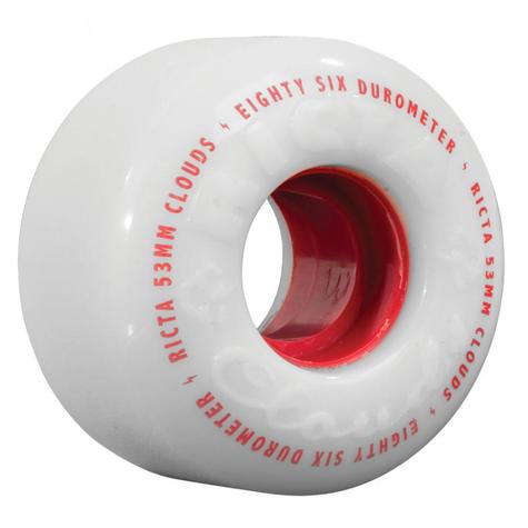 Ricta Wheels Clouds 86A white/ red
