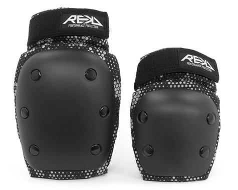 Rekd Youth Heavy Duty Double Pad Set Black