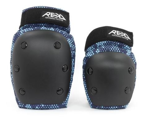 Rekd Youth Heavy Duty Double Pad Set Blue - main image