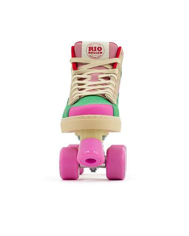 Rio Roller Beats Quad Skates Pink/Green - main image