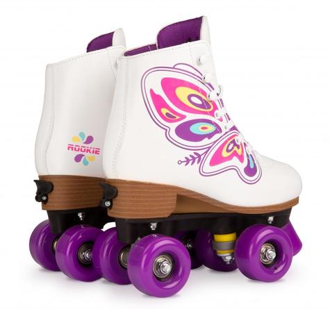 Rookie Adjustable Quad Roller Skate - Butterfly KIDS - main image