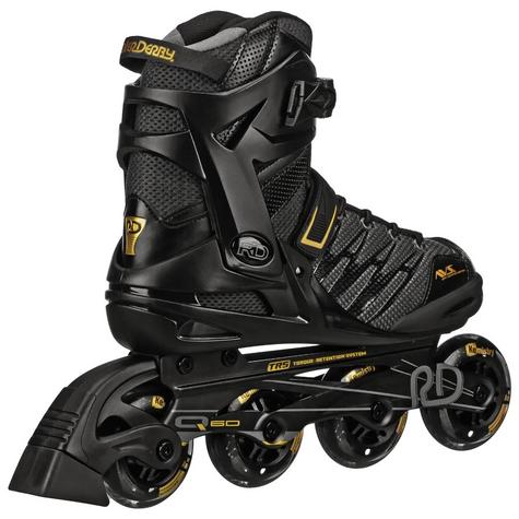 Roller Derby Aerio V2 - Q-60 In-Line Skates Black-Gold - main image