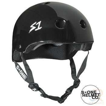 S1 Lifer Black Gloss Helmet For Roller Derby - main image