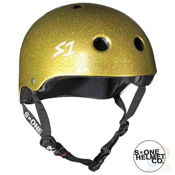 S1 Lifer Helmets - Gold Gloss Glitter