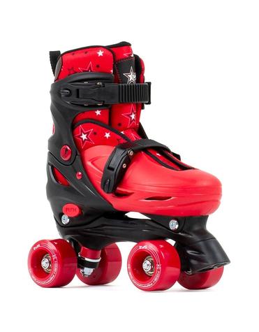 SFR Nebula Adjustable Quad Skates - Red - Kids - main image