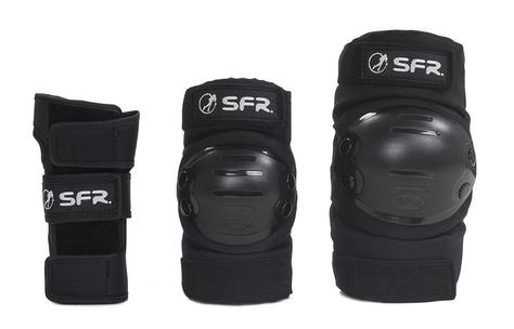 SFR Youth Ramp Triple Pad Set Black