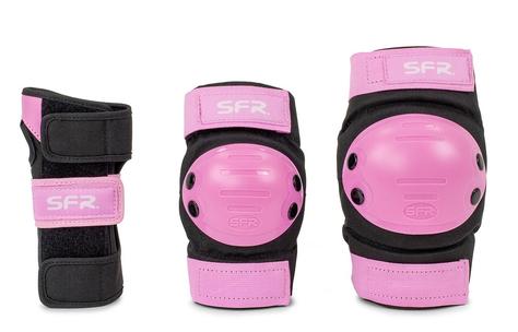 SFR Youth Ramp Triple Pad Set Pink / Black