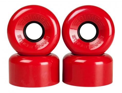 Sims Quad Wheels Street Snakes Red Pack Of 4