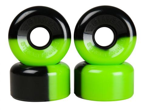 Sims Quad Wheels Street Snakes Green - Black Pack Of 4