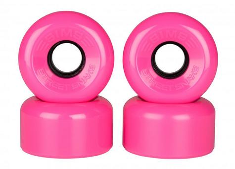 Sims Street Snakes 62mm Set Of 4 Wheels Pink - main image