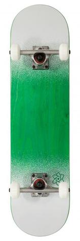 Rocket Complete Skateboard Twin Fade Series Green/White 7.75 IN