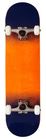 Rocket Complete Skateboard Twin Fade Series Orange/Blue 8 IN