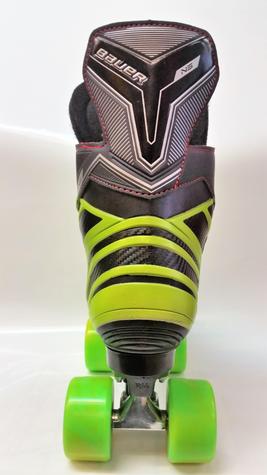 Bauer Custom Roller Skates Green Air Waves Wheels - main image