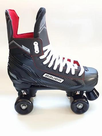 Bauer NS Quad Roller Skates With SIMS Street Snakes  Wheels