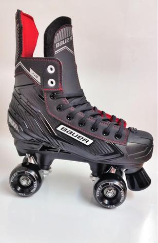 Bauer Ns Quad Roller Skates All Back