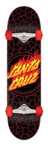 Santa Cruz Complete Flame Dot Full Black 8 In - main image