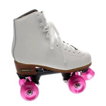Boston White roller skate