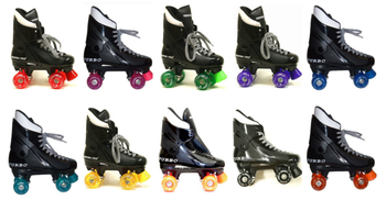 Ventro Pro Quad Roller Skates with Coloured Wheels