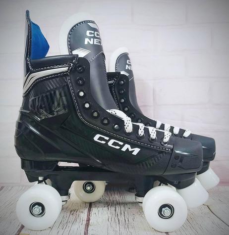 CCM Custom Next quad Roller skates WITH SIMS WHEELS - main image