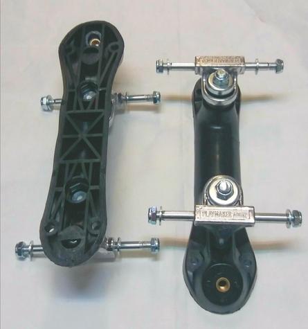  Playmaker Quad roller skate  Plate Black 